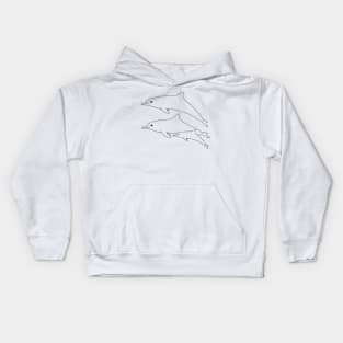 Dolphin Family Kids Hoodie